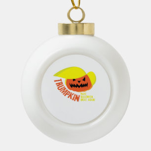 Trumpkin - Funny Mash Keramik Kugel-Ornament