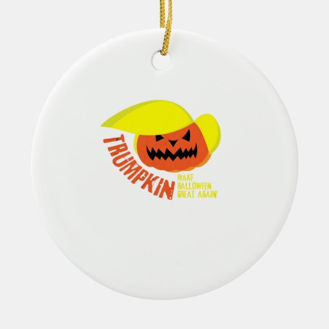 Trumpkin - Funny Mash Keramik Ornament (Vorne)