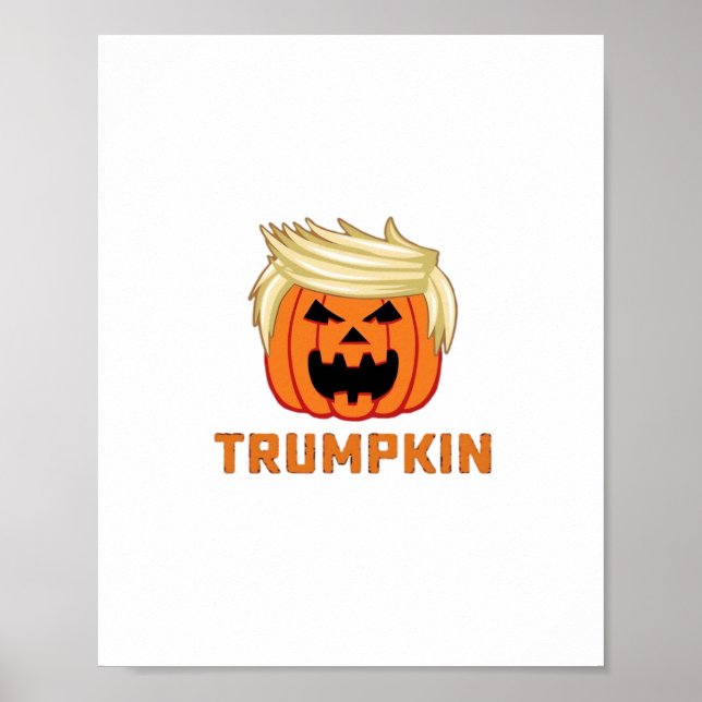 Trumpkin - Funny Parody Slogan Poster (Vorne)