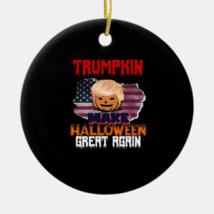 Trumpkin Halloween Classic Keramik Ornament