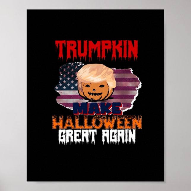 Trumpkin Halloween Classic Poster (Vorne)