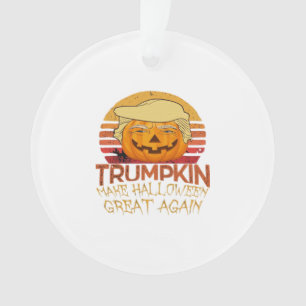 Trumpkin Halloween Funny Classic