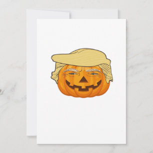 Trumpkin Halloween Funny Classic - Basic Fall Slot Feiertagskarte
