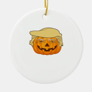 Trumpkin Halloween Funny Classic - Basic Fall Slot Keramik Ornament
