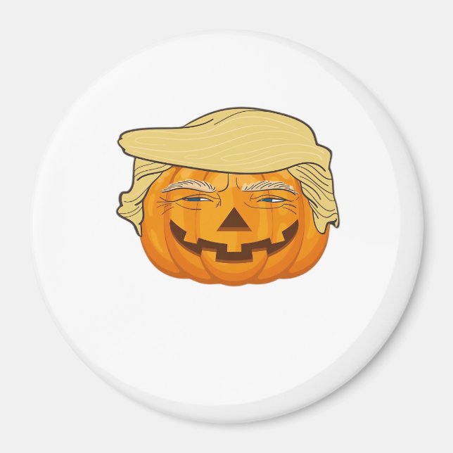Trumpkin Halloween Funny Classic - Basic Fall Slot Magnet (Vorne)