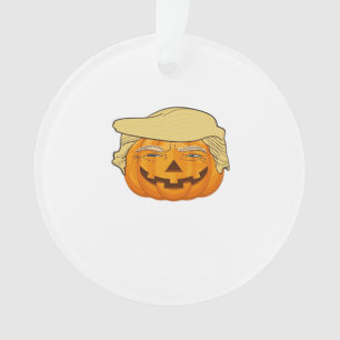 Trumpkin Halloween Funny Classic - Basic Fall Slot Ornament