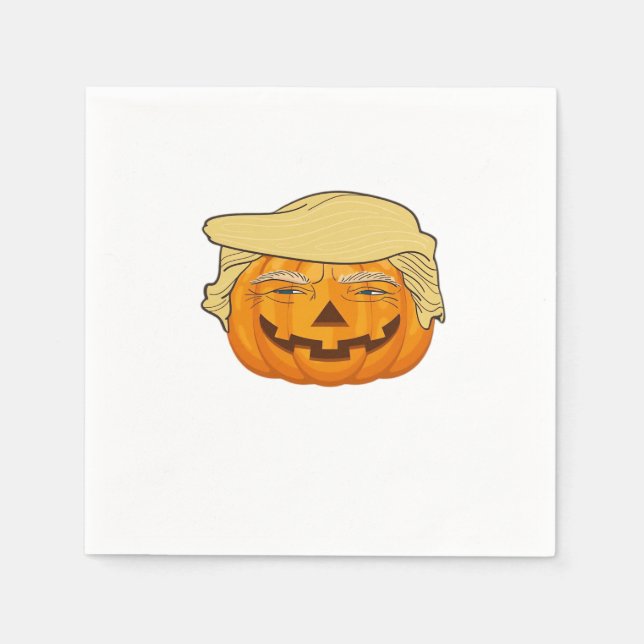 Trumpkin Halloween Funny Classic - Basic Fall Slot Serviette (Vorderseite)