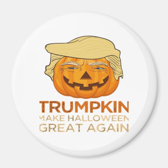 Trumpkin Halloween Funny Classic Magnet (Vorne)