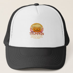 Trumpkin Halloween Funny Classic - Politischer Pum Truckerkappe
