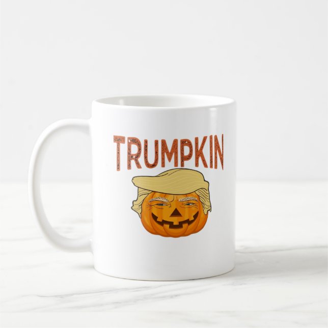 Trumpkin Halloween Funny Classic - Sloth Mask Desi Kaffeetasse (Links)