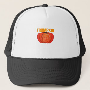 Trumpkin Halloween Kürbislaterne Graphic Funny Truckerkappe