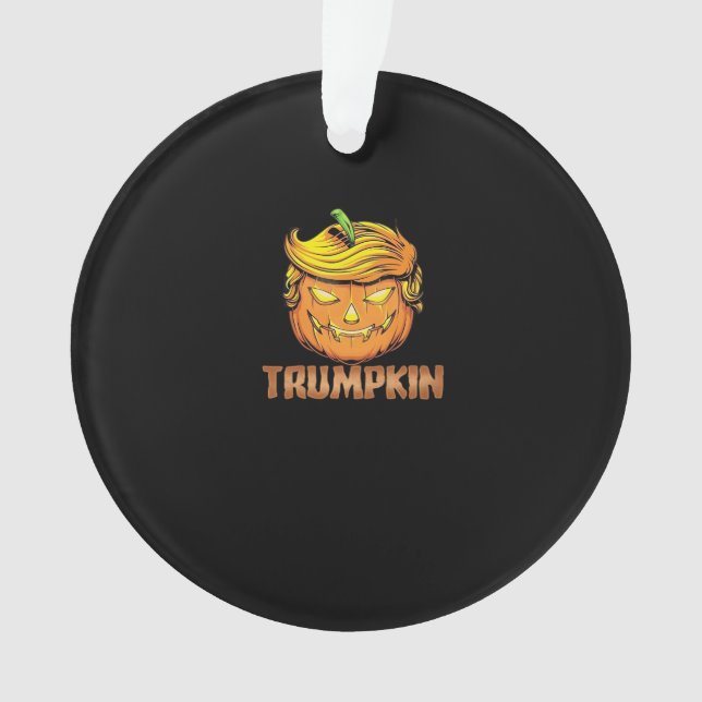 Trumpkin - Halloween Pumpkin Ornament (Vorderseite)