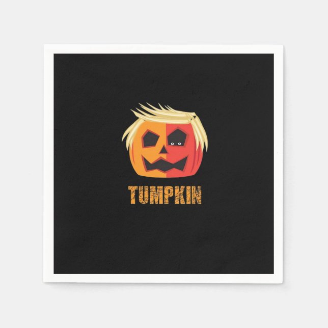 Trumpkin Halloween Serviette (Vorderseite)