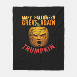 Trumpkin Halloween wieder groß - Funny Pumpki Fleecedecke