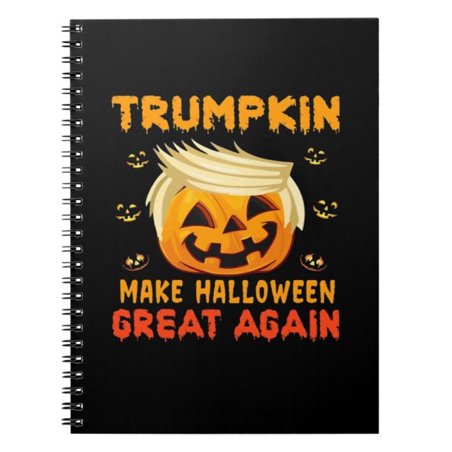 Trumpkin - Halloween wird wieder klassisch Notizblock (Vorderseite)