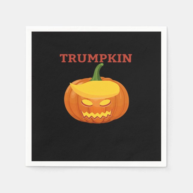 Trumpkin Jack-O-Lantern Classic Serviette (Vorderseite)