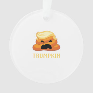 Trumpkin Kackte Funny Halloween Ornament