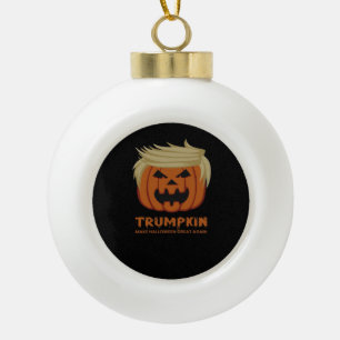 Trumpkin - Mache Halloweens wieder großartigen Sch Keramik Kugel-Ornament