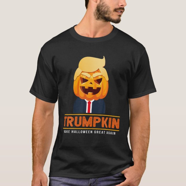 Trumpkin macht Halloween Great Again Halloween Tru T-Shirt (Vorderseite)