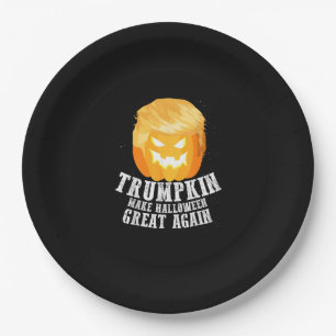 Trumpkin macht Halloween Great Again Kostüm - Funn Pappteller