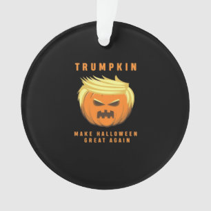 Trumpkin macht Halloween wieder Angepasst Ornament