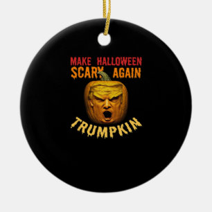 Trumpkin macht Halloween wieder Beängstigend - Fun Keramik Ornament