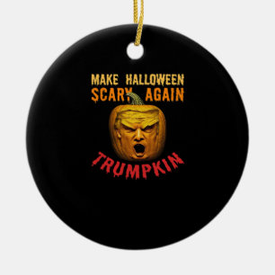 Trumpkin macht Halloween wieder Beängstigend - Fun Keramik Ornament