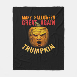 Trumpkin macht Halloween wieder groß - Funny Donal Fleecedecke