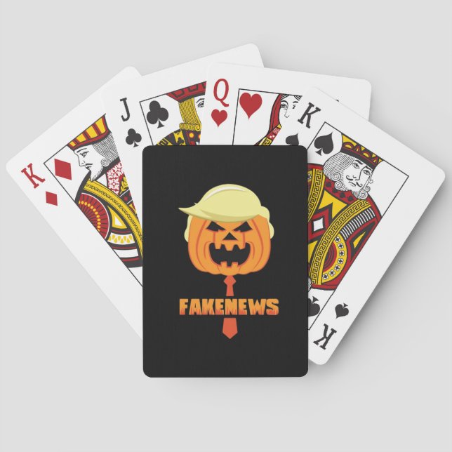 Trumpkin macht Halloween wieder groß - News Classi Spielkarten (Rückseite)