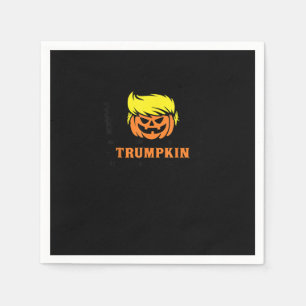 Trumpkin macht Halloween wieder groß USA Flag Funn Serviette