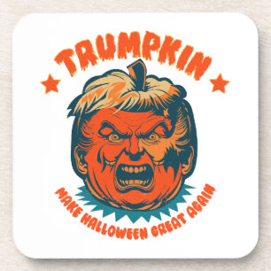 Trumpkin macht Halloween wieder großartig lustig Getränkeuntersetzer