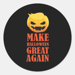 Trumpkin macht Halloween wieder großartig - MAGA P Runder Aufkleber