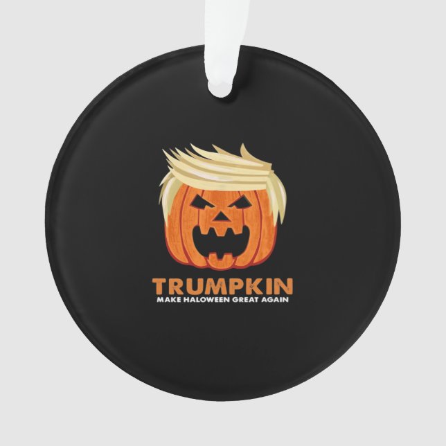 Trumpkin macht Halloween wieder klassisch - Limi Ornament (Vorderseite)