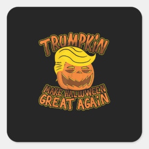 Trumpkin macht Halloween wieder zu einer lustigen Quadratischer Aufkleber