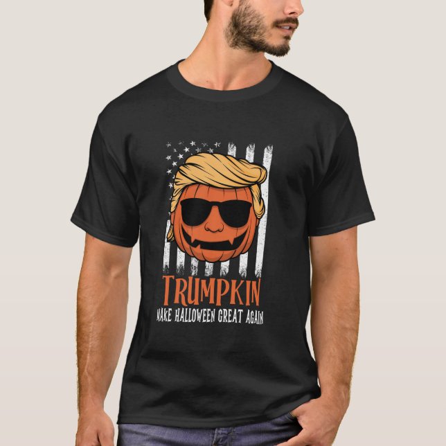 Trumpkin macht Halloween wieder zu Halloween-Koste T-Shirt (Vorderseite)