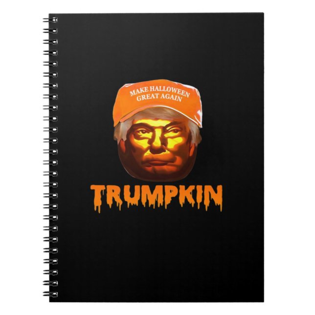 Trumpkin Make Halloween Great Again Sloth Notizblock (Vorderseite)
