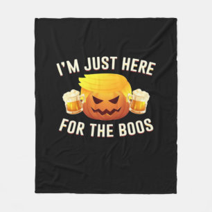 Trumpkin nur für das Boos Halloween-Kostüm Fleecedecke