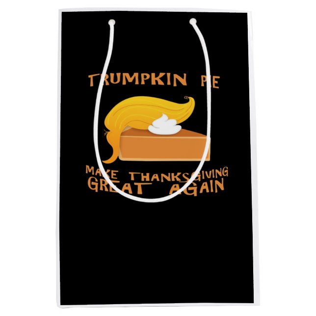 Trumpkin Pie Erntedank Mittlere Geschenktüte (Vorderseite)