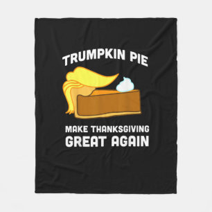 Trumpkin Pie Erntedank wieder großartig machen Fleecedecke