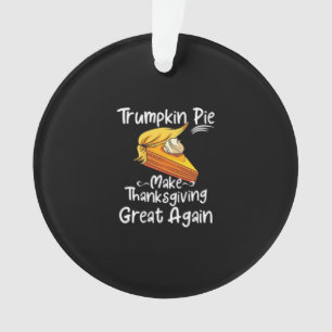 Trumpkin Pie macht Erntedank wieder groß Basebal Ornament