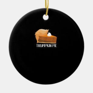 Trumpkin Pie Pumpkin Funny Erntedank Keramik Ornament