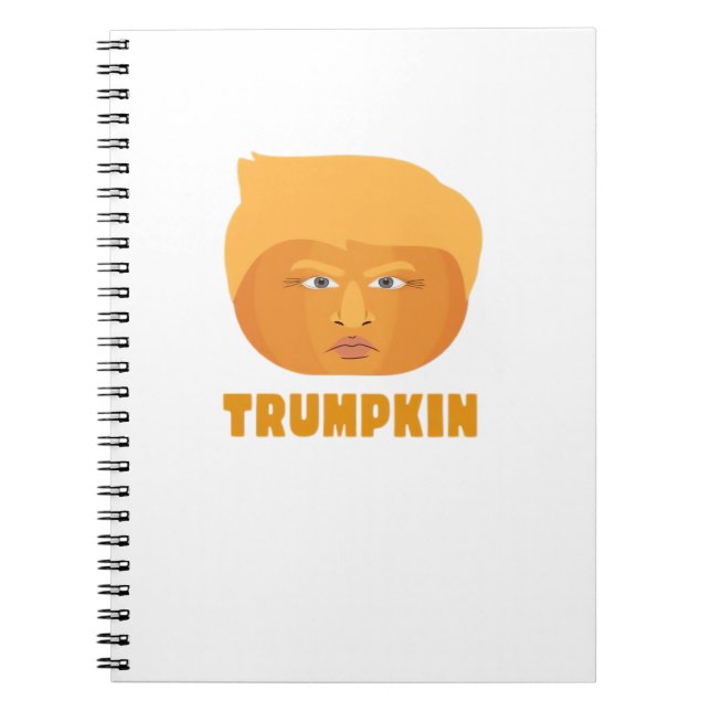 Trumpkin Pumpkin Funny Halloween Design Classic Notizblock (Vorderseite)