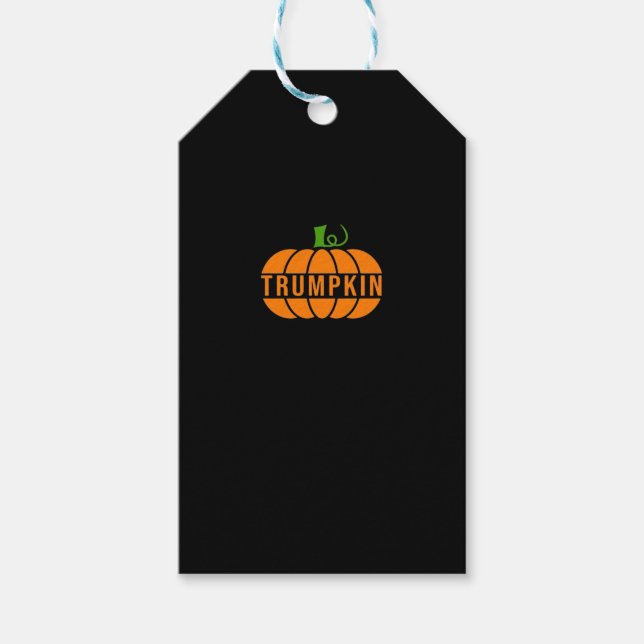 Trumpkin Pumpkin Geschenkanhänger (Vorderseite)