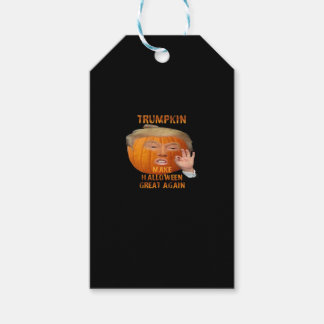 Trumpkin Pumpkin Halloween wieder groß Geschenkanhänger