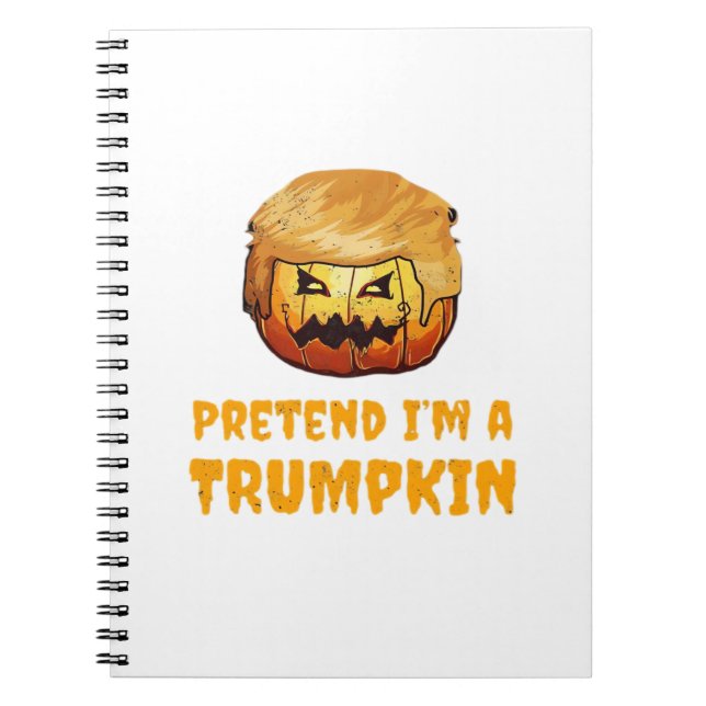 Trumpkin Pumpkin Notizblock (Vorderseite)