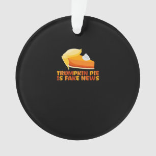 Trumpkin Pumpkin Pie Funny Erntedank Angepasst Ornament