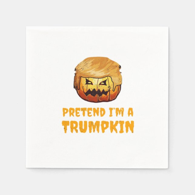Trumpkin Pumpkin Serviette (Vorderseite)