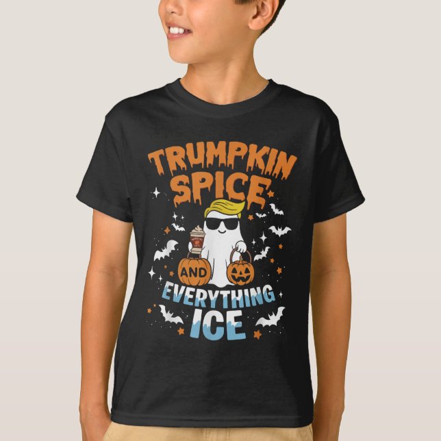 Trumpkin Sce And Everything Ice Fall Autumn Hallow T-Shirt (Vorderseite)