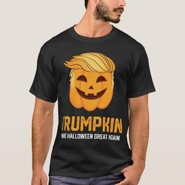 Trumpkin Shirt machen Halloween groß wieder Trump (Vorderseite)