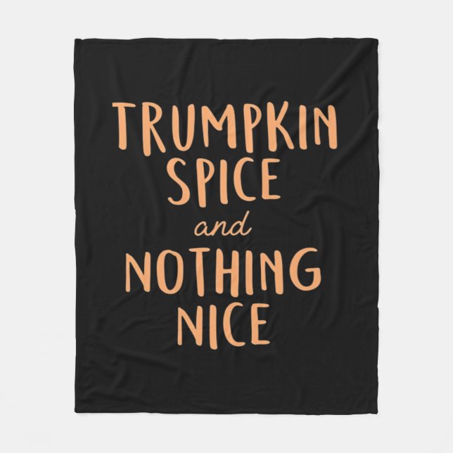 Trumpkin Spice Nice Fleecedecke (Vorderseite)